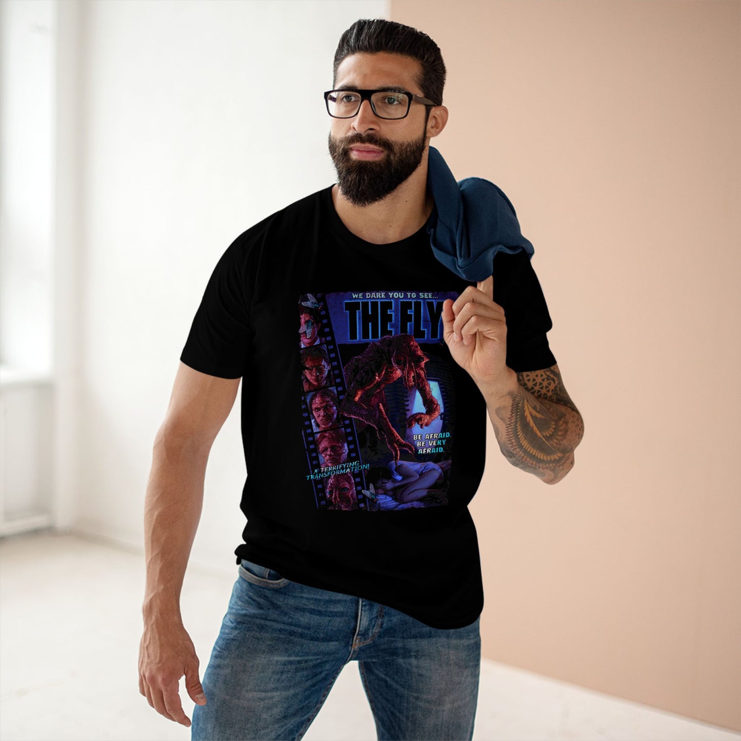 80s Horror Movie T-Shirt — The Fly Retro Graphic Tee