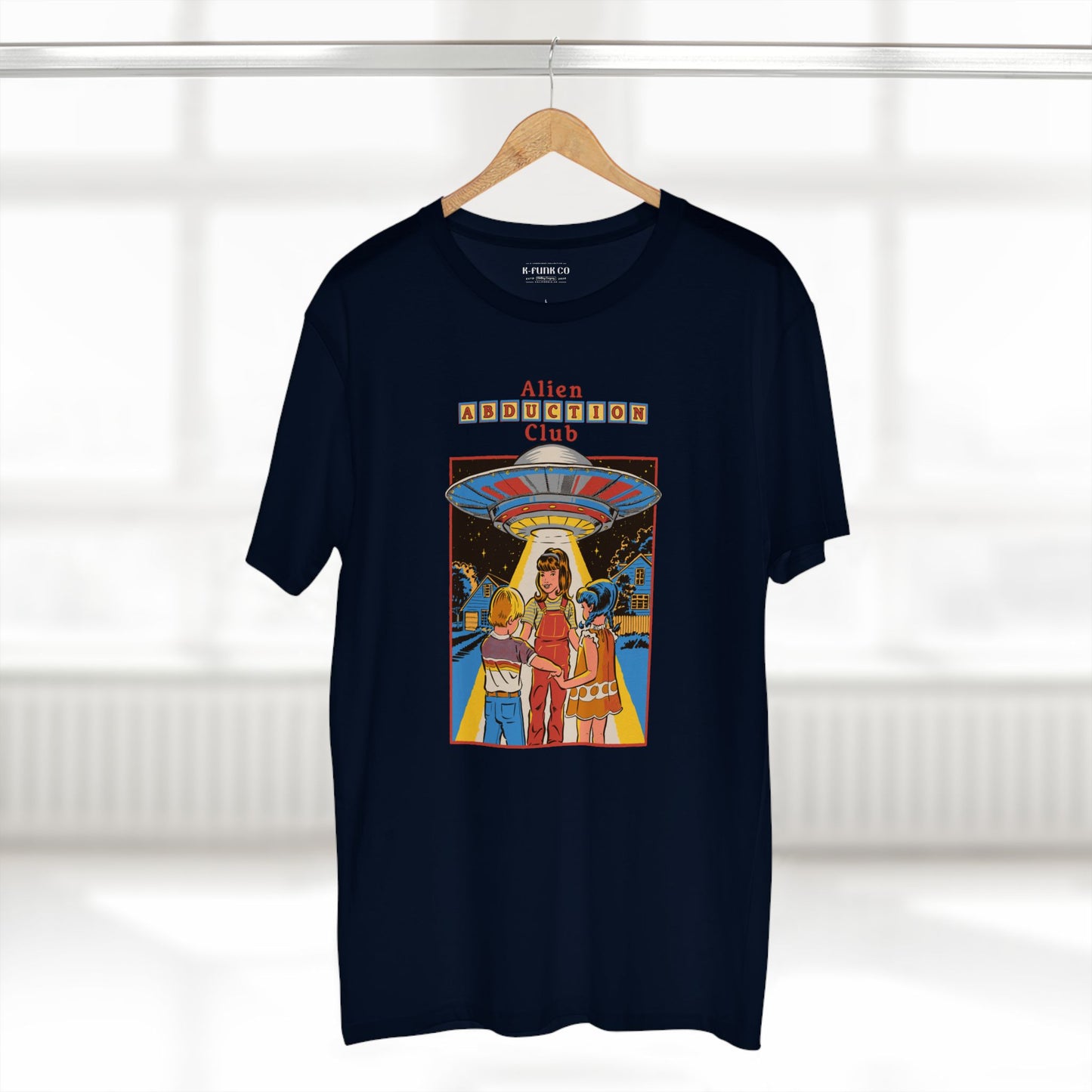 Alien Abduction Club Tee, Alien T-shirt, Retro Horror Graphic T-Shirt