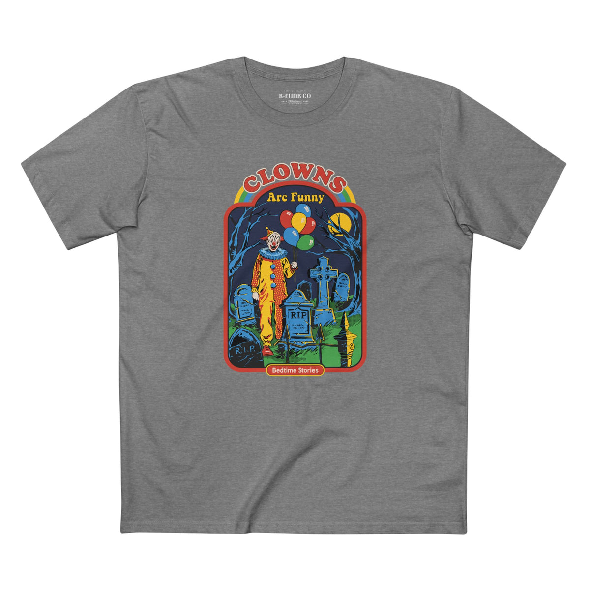 Retro Horror Clown Tee — Nostalgic 80s Film Graphic