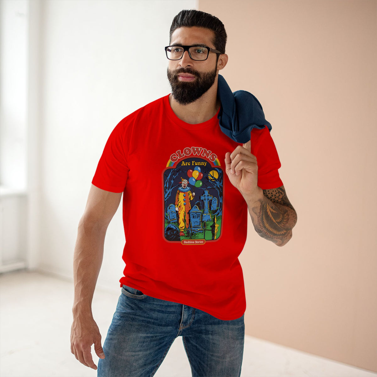 Retro Horror Clown Tee — Nostalgic 80s Film Graphic