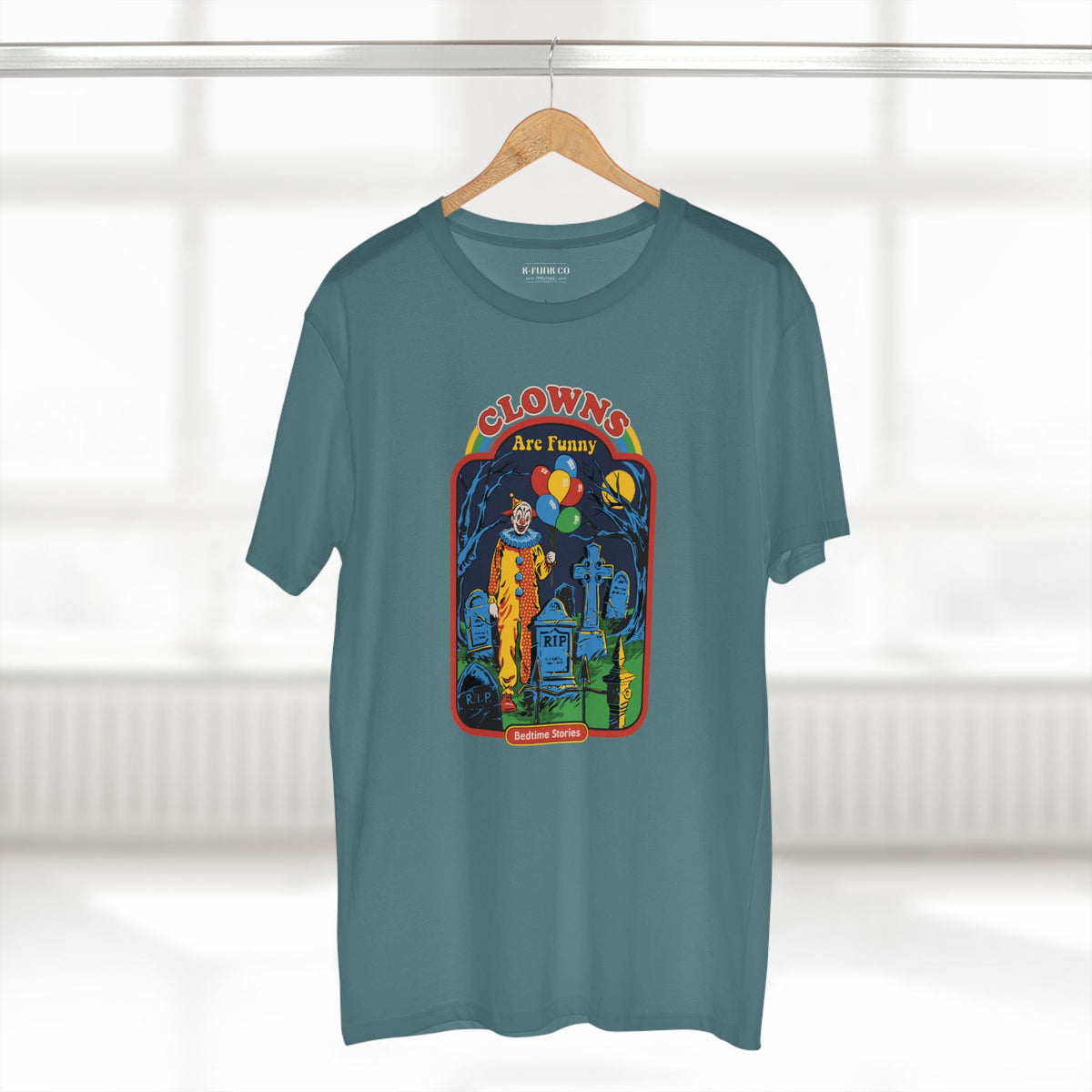 Retro Horror Clown Tee — Nostalgic 80s Film Graphic