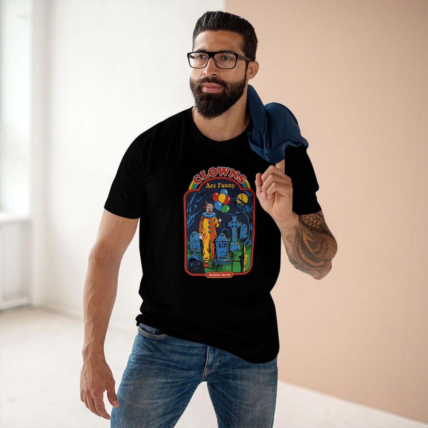 Retro Horror Clown Tee — Nostalgic 80s Film Graphic