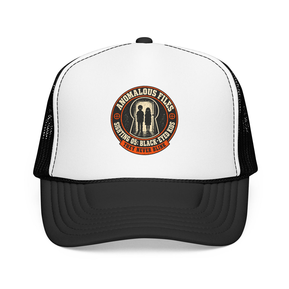 Anomalous Files Sighting 5:Black-Eyed Kids Foam Trucker Hat