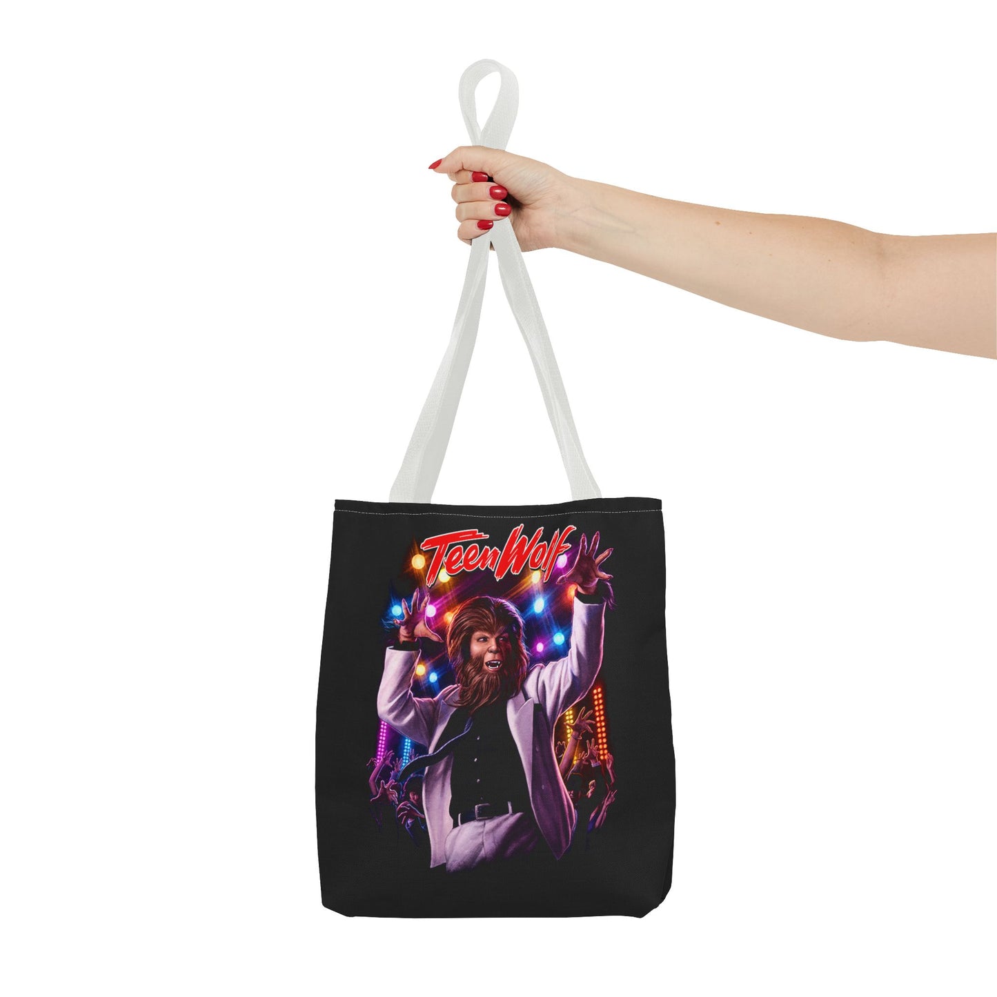 Teen Wolf 80s Werewolf Classic Movie Tote Bag