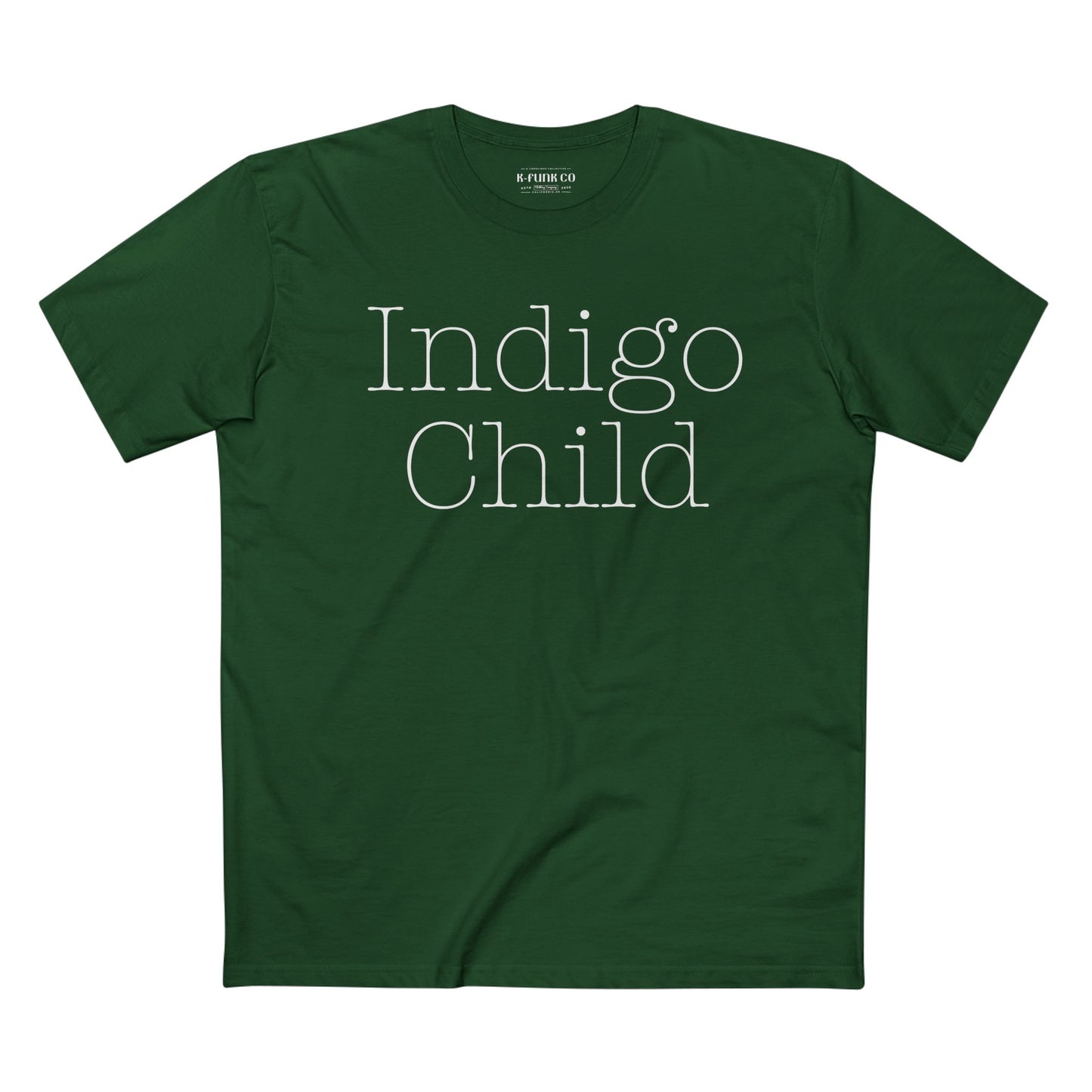 Indigo Child Tee, Indigo Child Tee-Typewriter Font