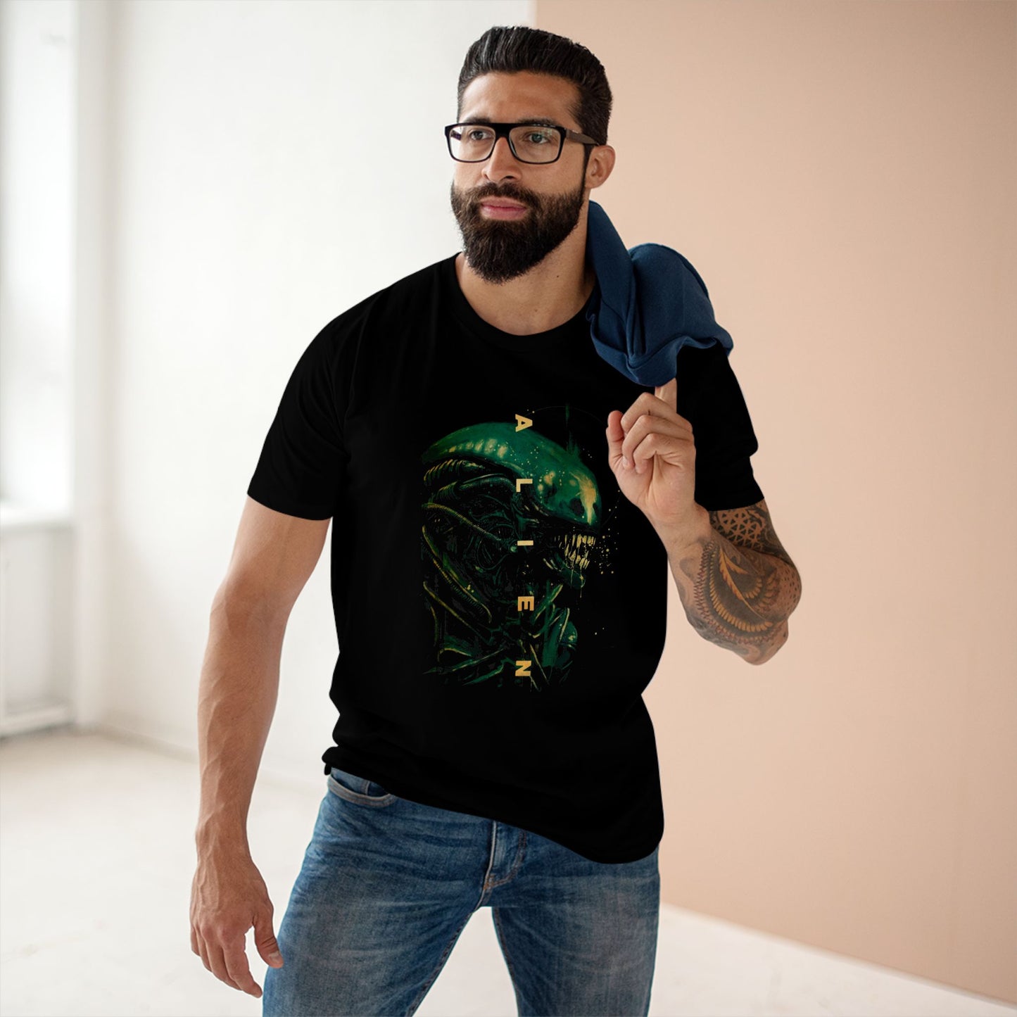 80s  Alien Movie Tee, Alien T-shirt, Retro Film Graphic T-Shirt