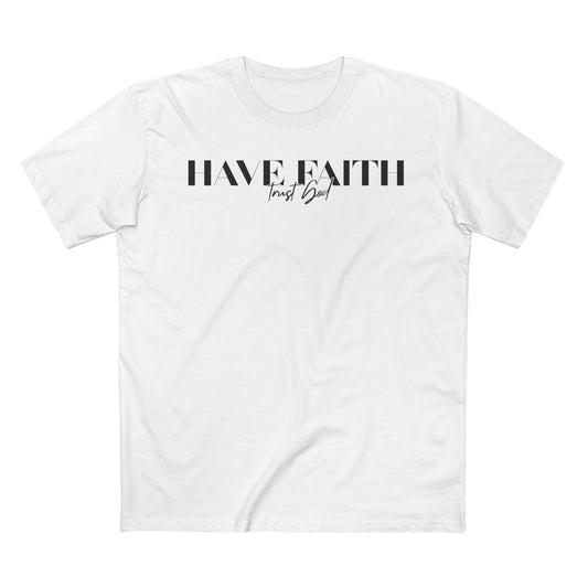 Have Faith Trust God Tee Black