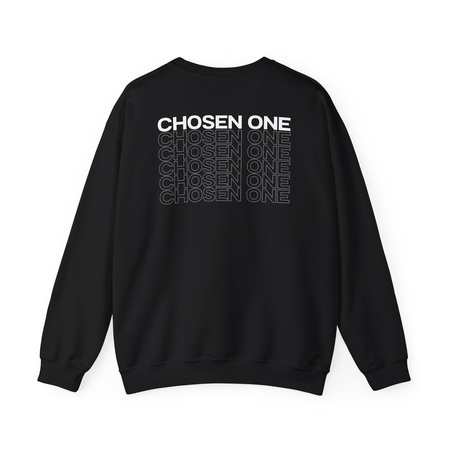 Chosen One/White Unisex Heavy Blend™ Crewneck Sweatshirt