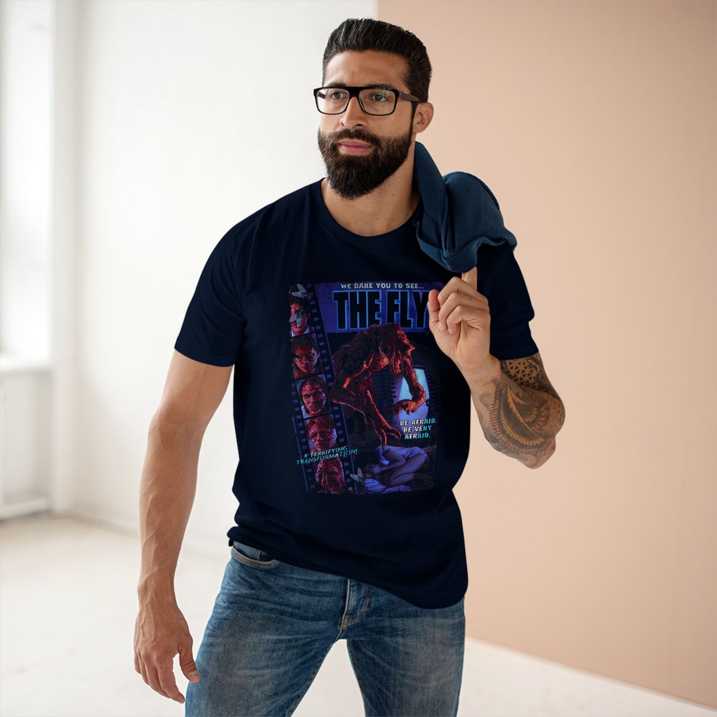 80s Horror Movie T-Shirt — The Fly Retro Graphic Tee