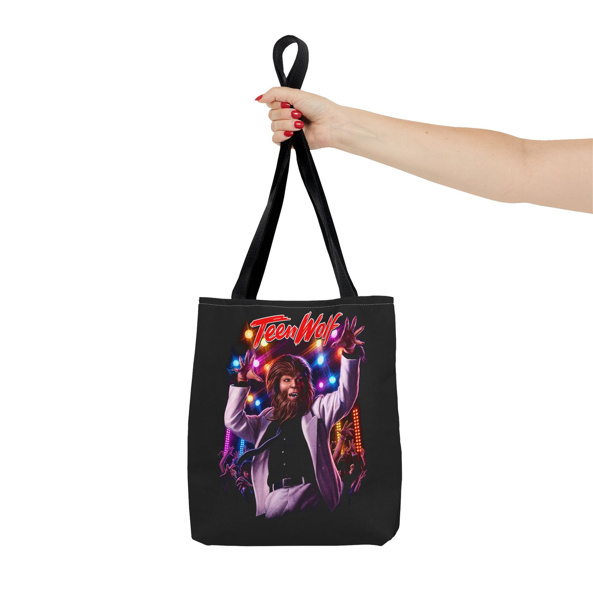 Teen Wolf 80s Werewolf Classic Movie Tote Bag