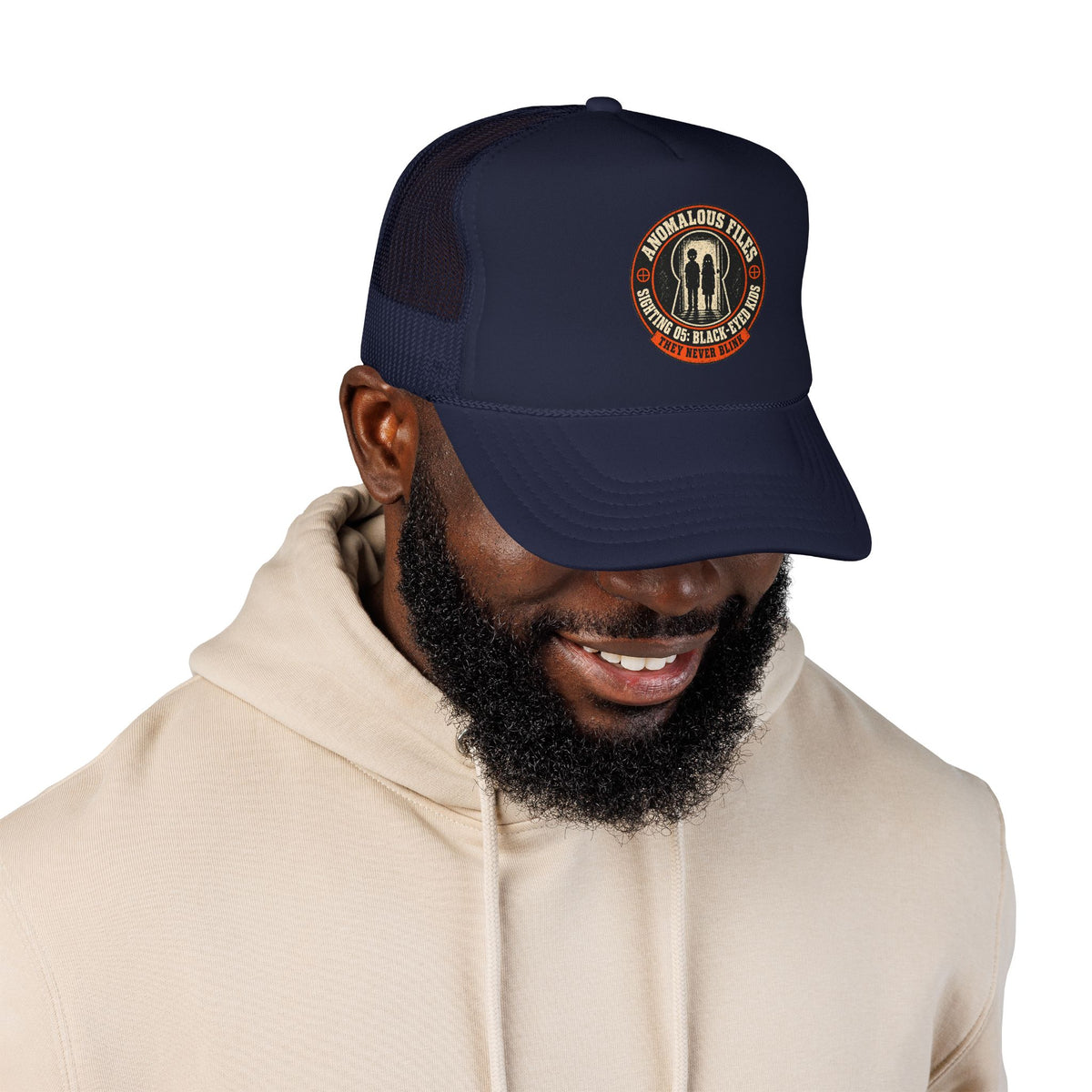 Anomalous Files Sighting 5:Black-Eyed Kids Foam Trucker Hat