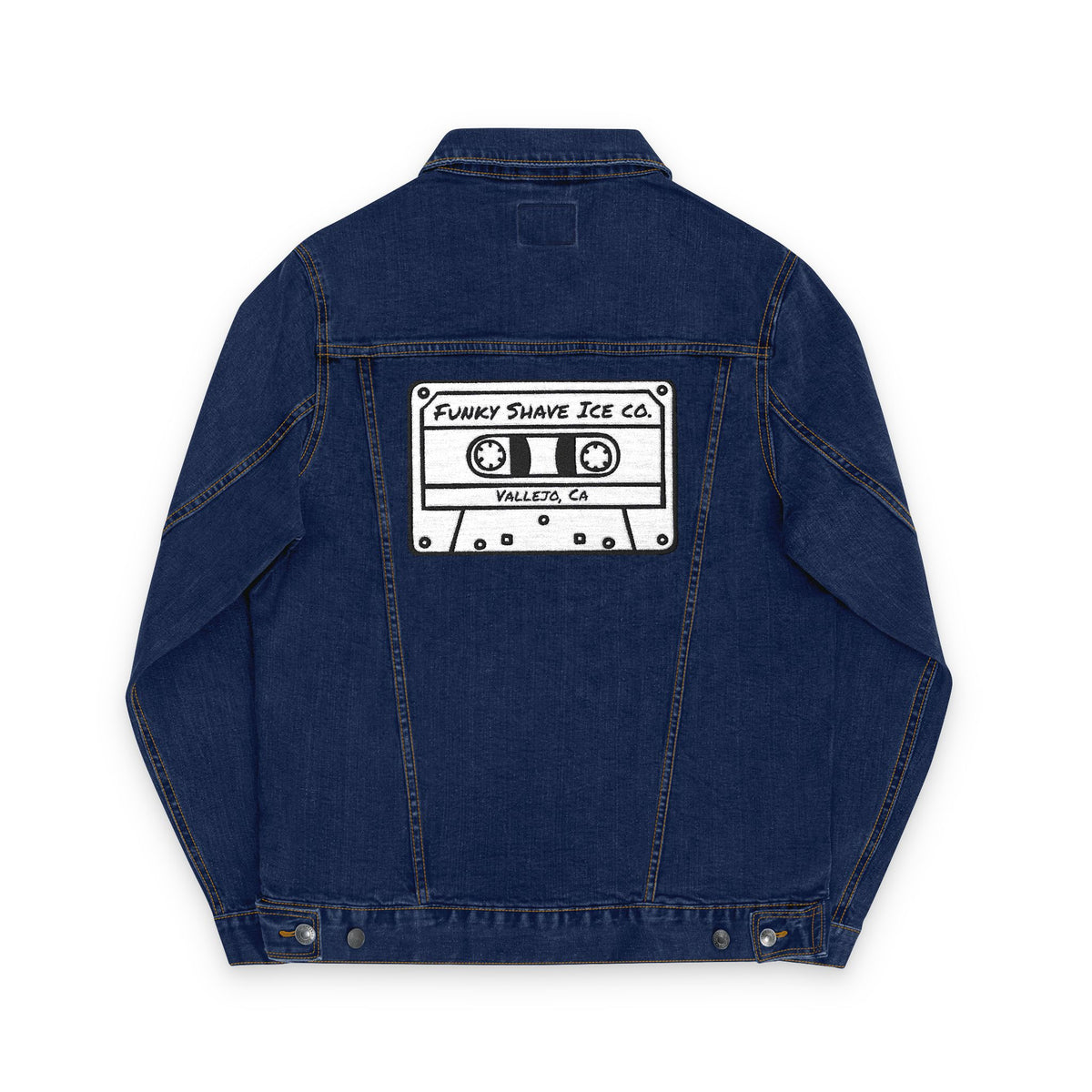 Funky Shave Ice Co Unisex Denim Jacket (Embroidery)
