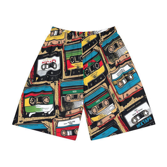 All Over Print Mixtape Shorts Mens Sports Shorts (AOP)