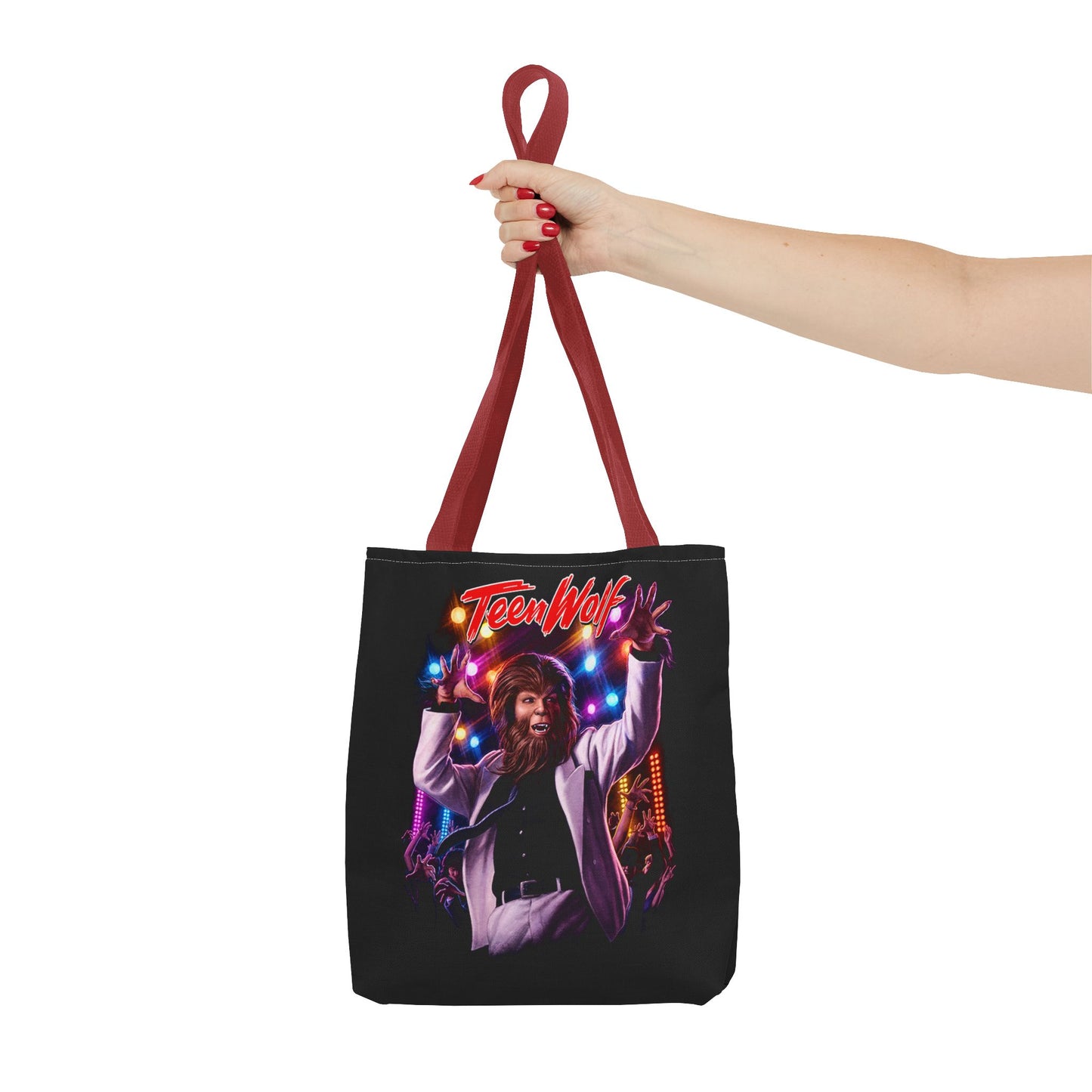 Teen Wolf 80s Werewolf Classic Movie Tote Bag