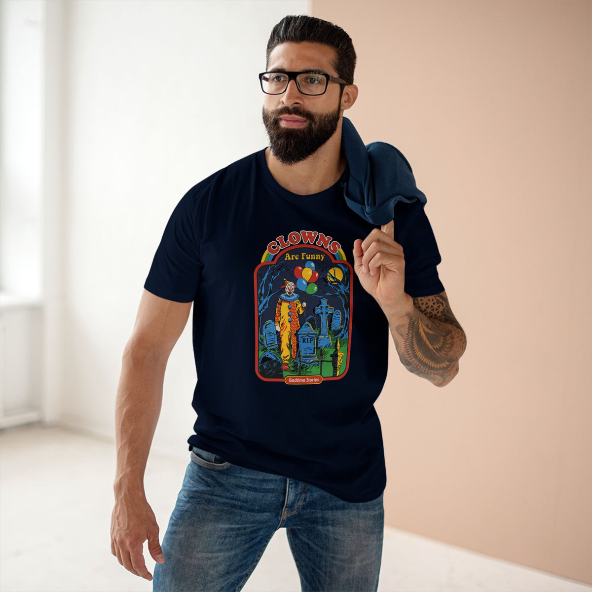 Retro Horror Clown Tee — Nostalgic 80s Film Graphic