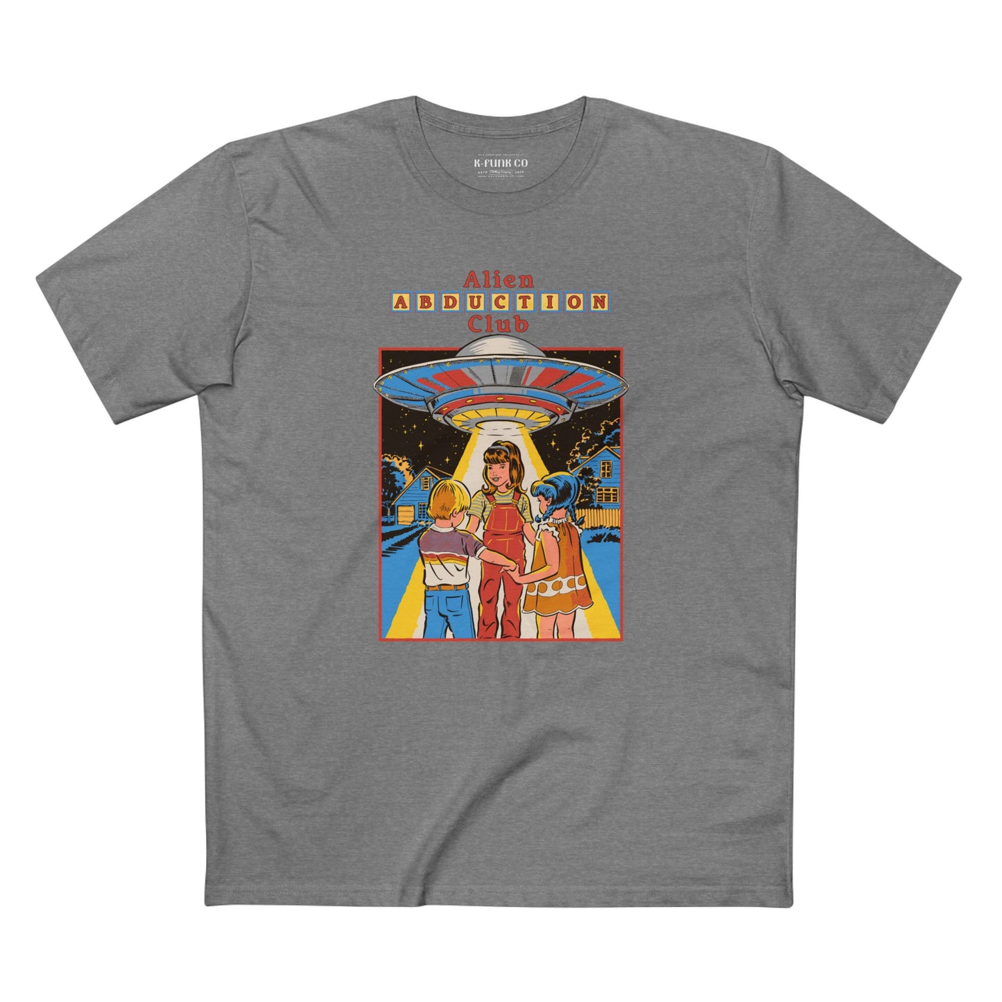 Alien Abduction Club Tee, Alien T-shirt, Retro Horror Graphic T-Shirt