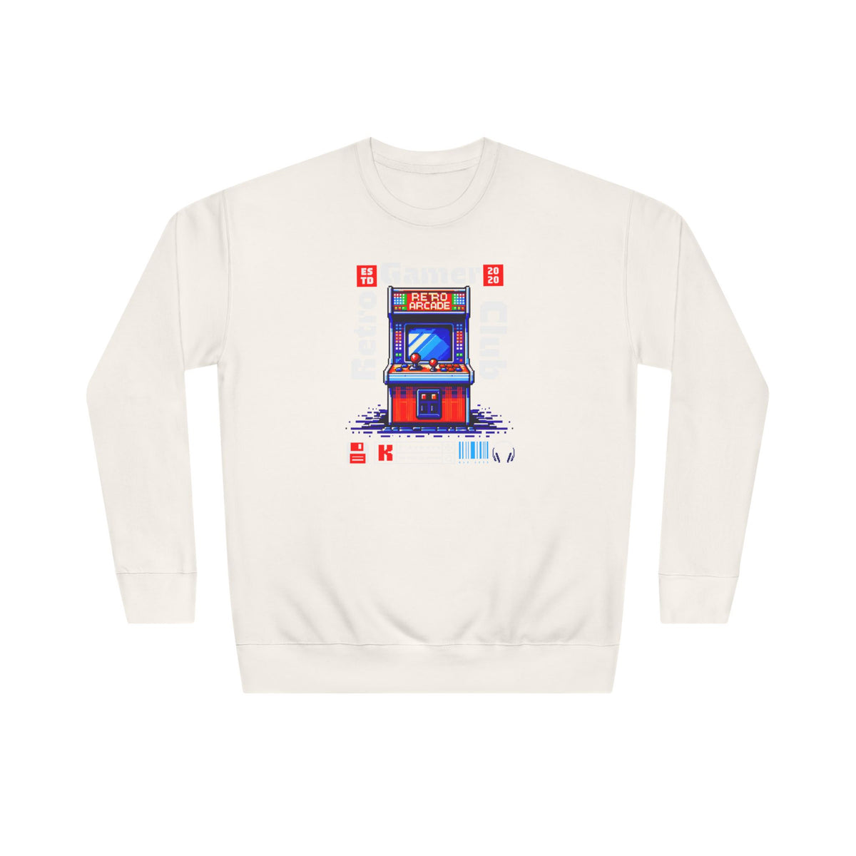 Retro Arcade Cabinet Sweatshirt | Pixel Gaming Design