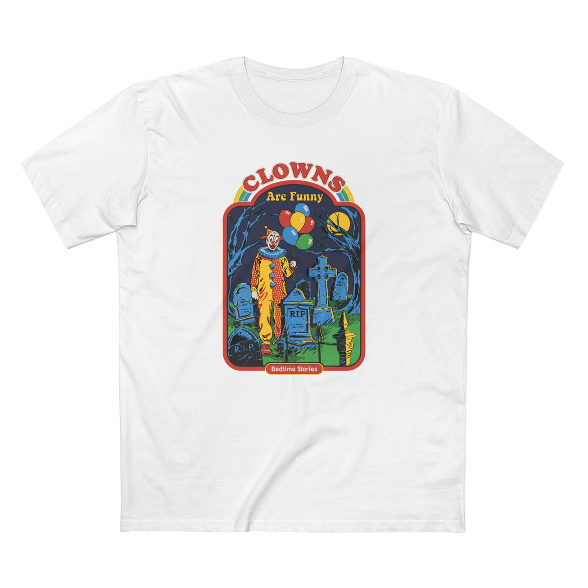 Retro Horror Clown Tee — Nostalgic 80s Film Graphic