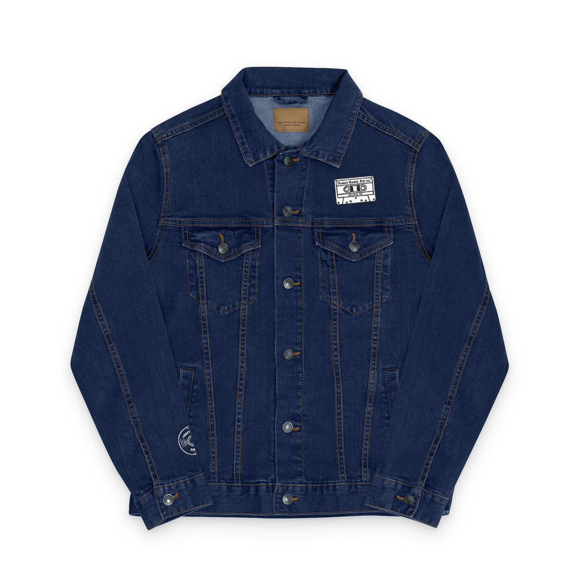 Funky Shave Ice Co Unisex Denim Jacket (Embroidery)