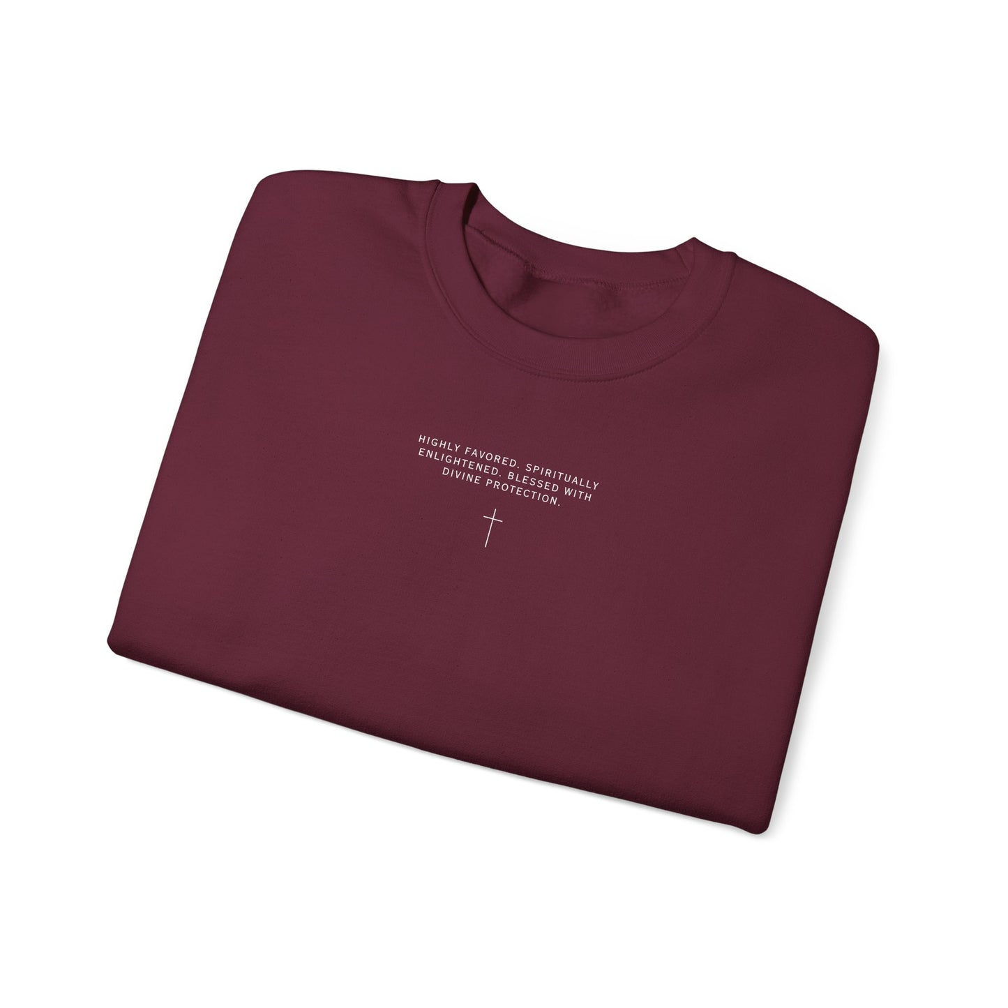 Chosen One/White Unisex Heavy Blend™ Crewneck Sweatshirt