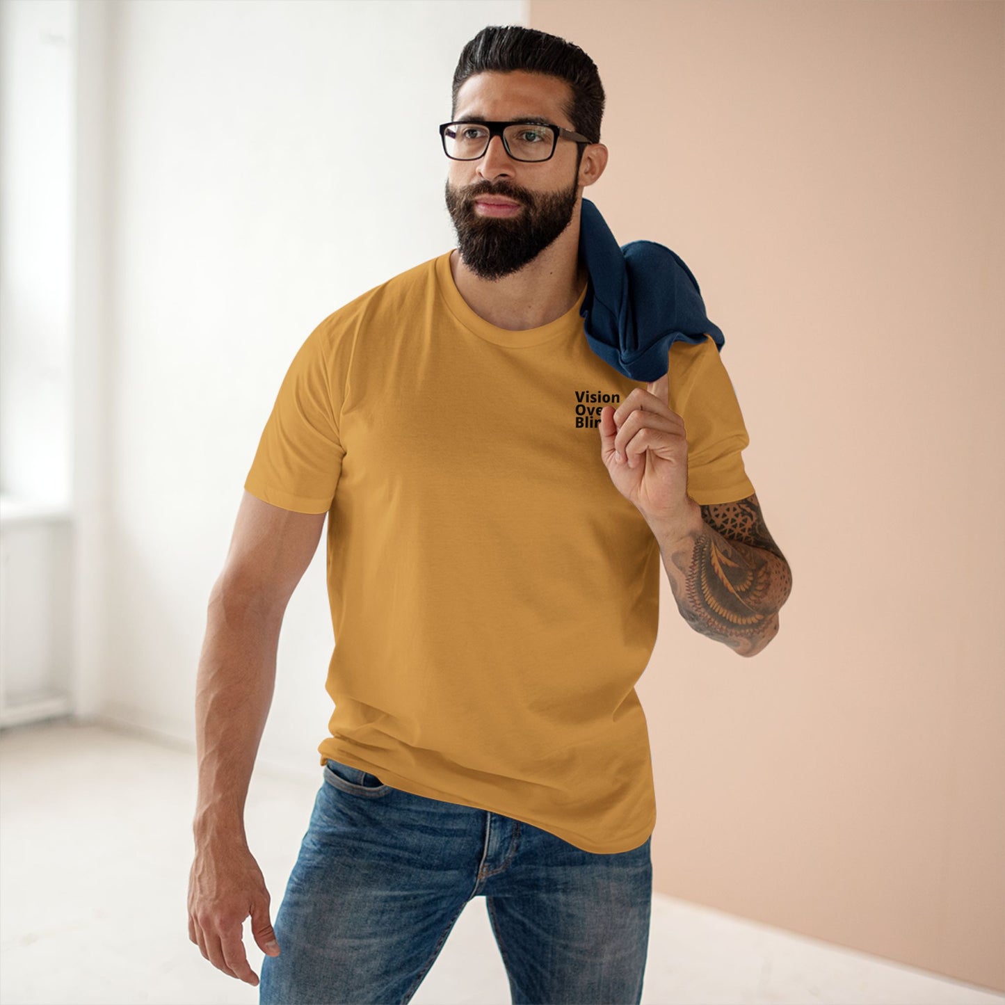 Vision Over Blindness, Alignment Tee/Black Font