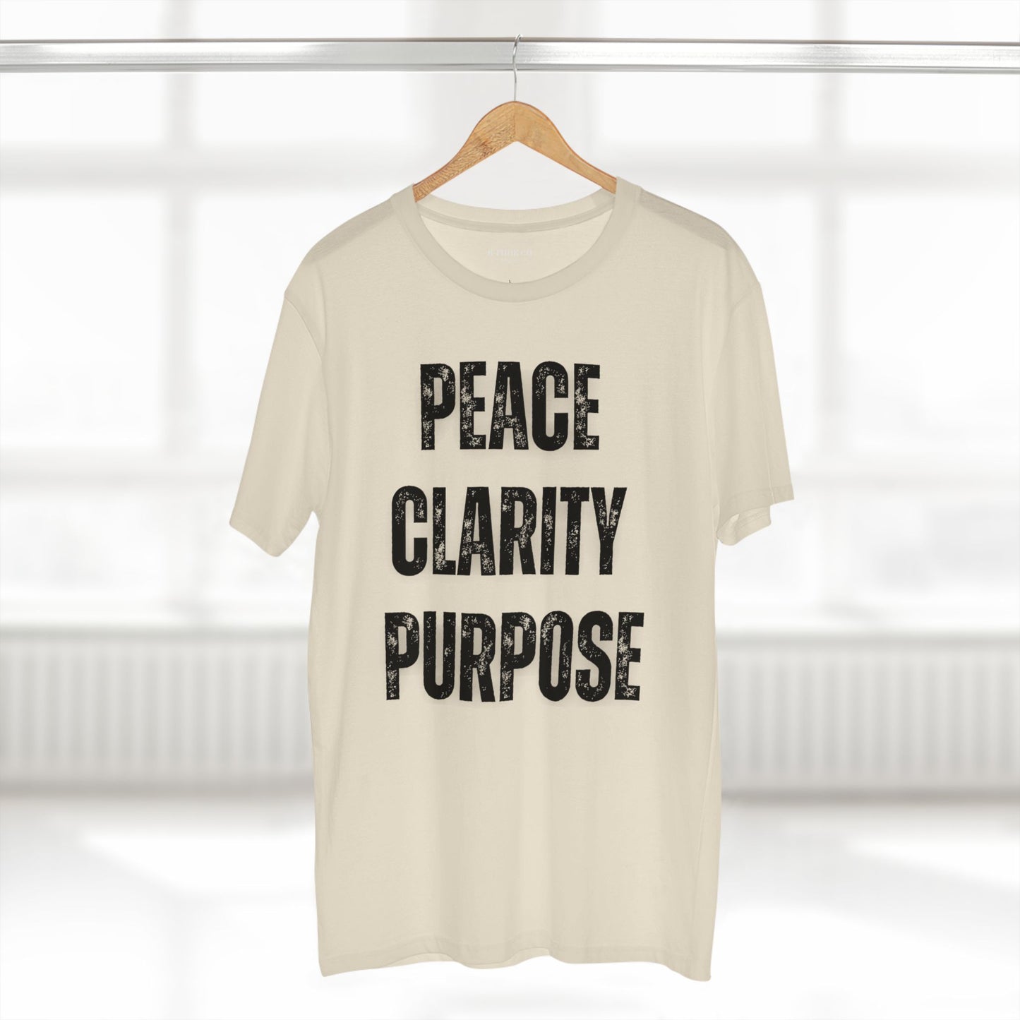 Peace Clarity Purpose/Black Tee