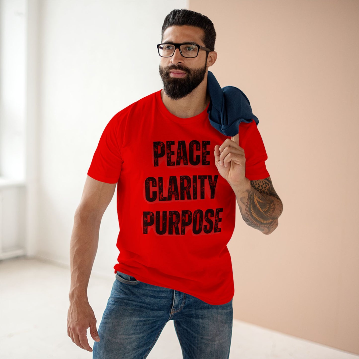 Peace Clarity Purpose/Black Tee