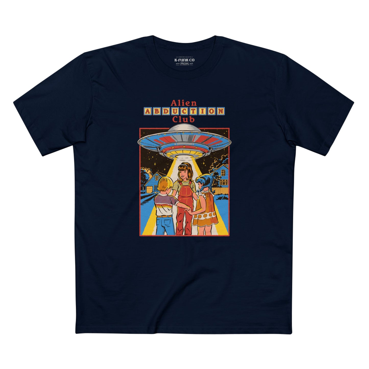 Alien Abduction Club Tee, Alien T-shirt, Retro Horror Graphic T-Shirt