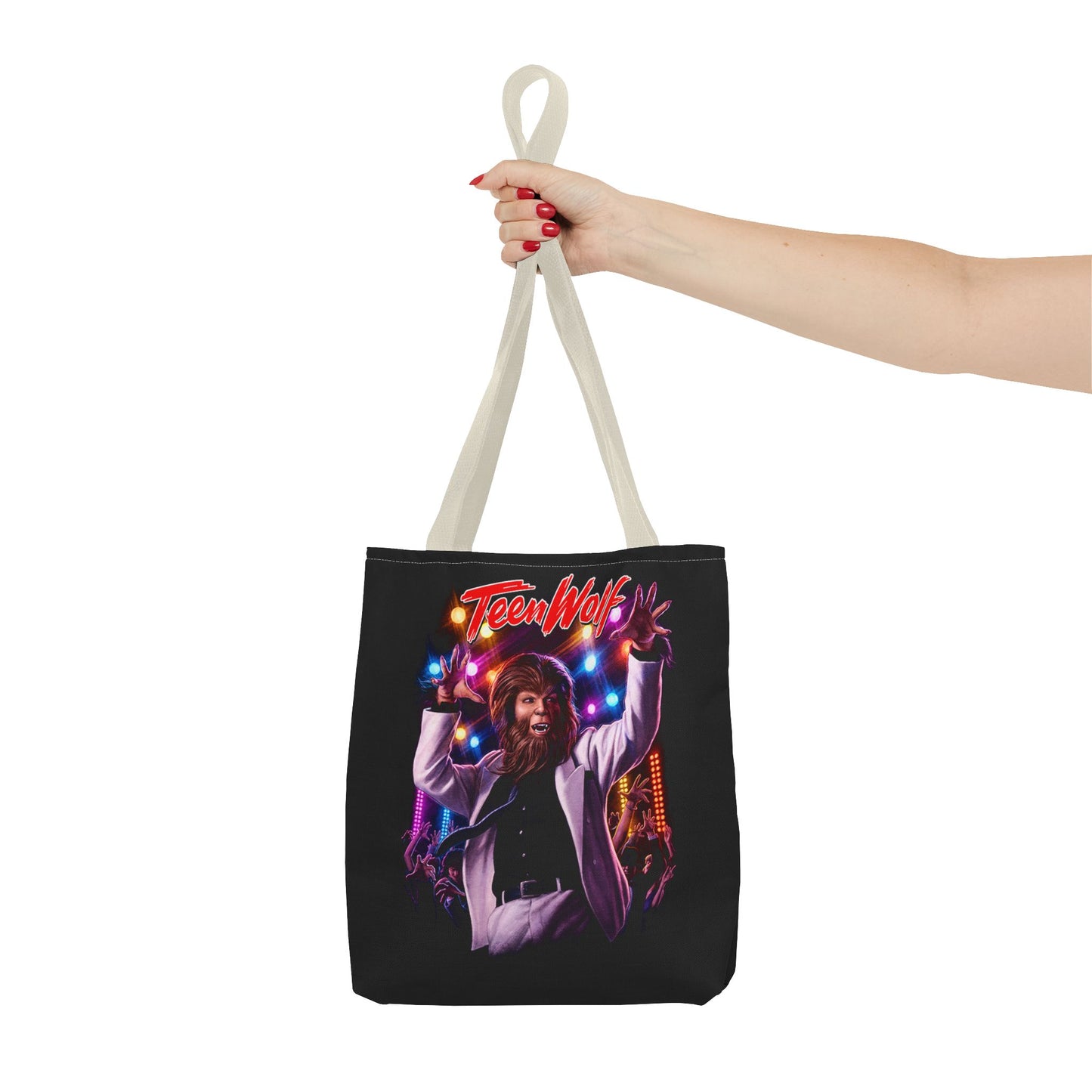 Teen Wolf 80s Werewolf Classic Movie Tote Bag