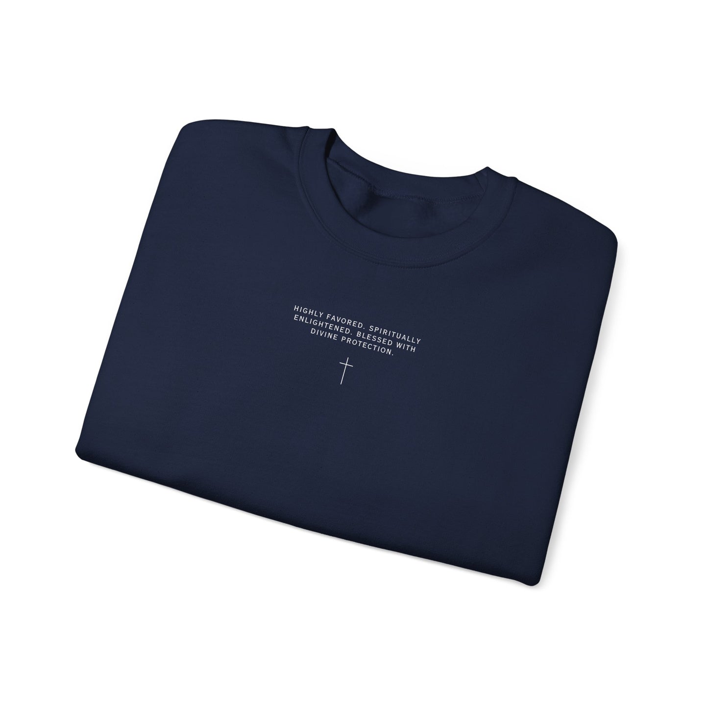 Chosen One/White Unisex Heavy Blend™ Crewneck Sweatshirt