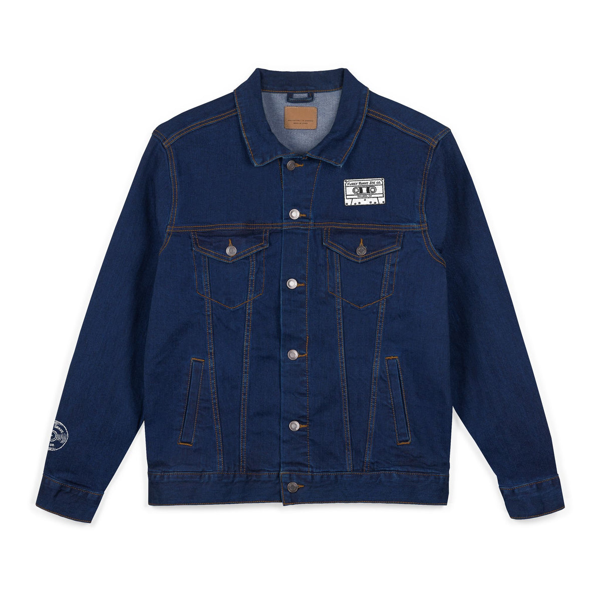 Funky Shave Ice Co Unisex Denim Jacket (Embroidery)