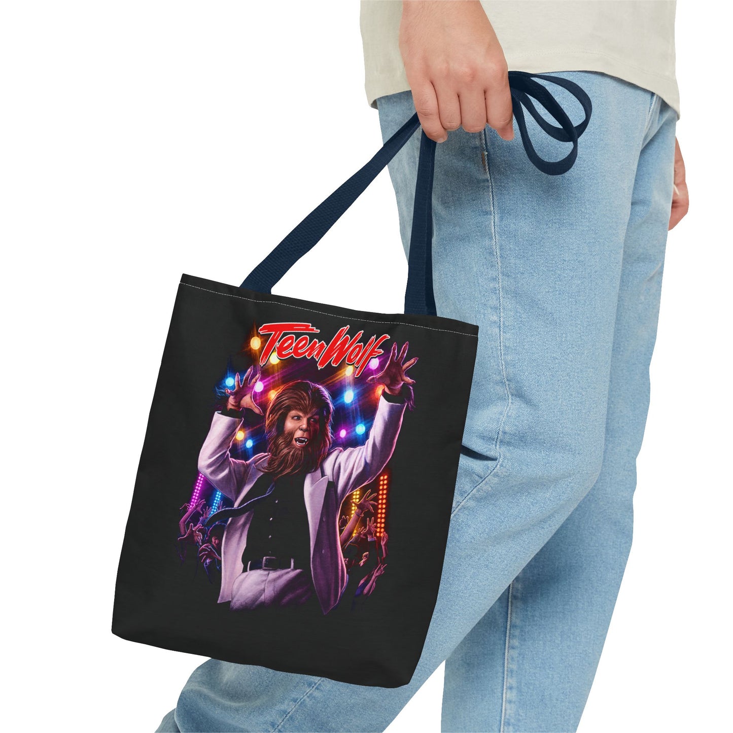 Teen Wolf 80s Werewolf Classic Movie Tote Bag