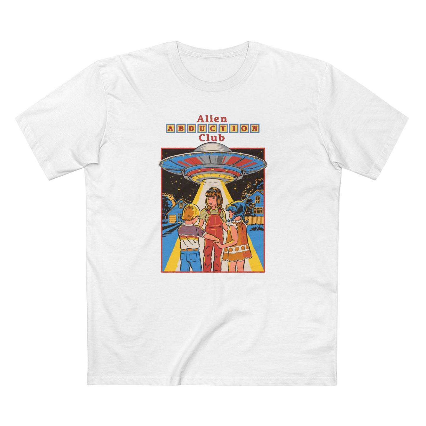 Alien Abduction Club Tee, Alien T-shirt, Retro Horror Graphic T-Shirt
