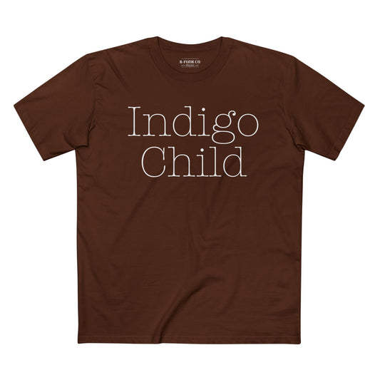 Indigo Child Tee, Indigo Child Tee-Typewriter Font