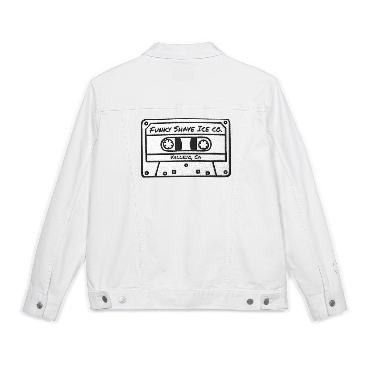 Funky Shave Ice Co Unisex Denim Jacket (Embroidery)