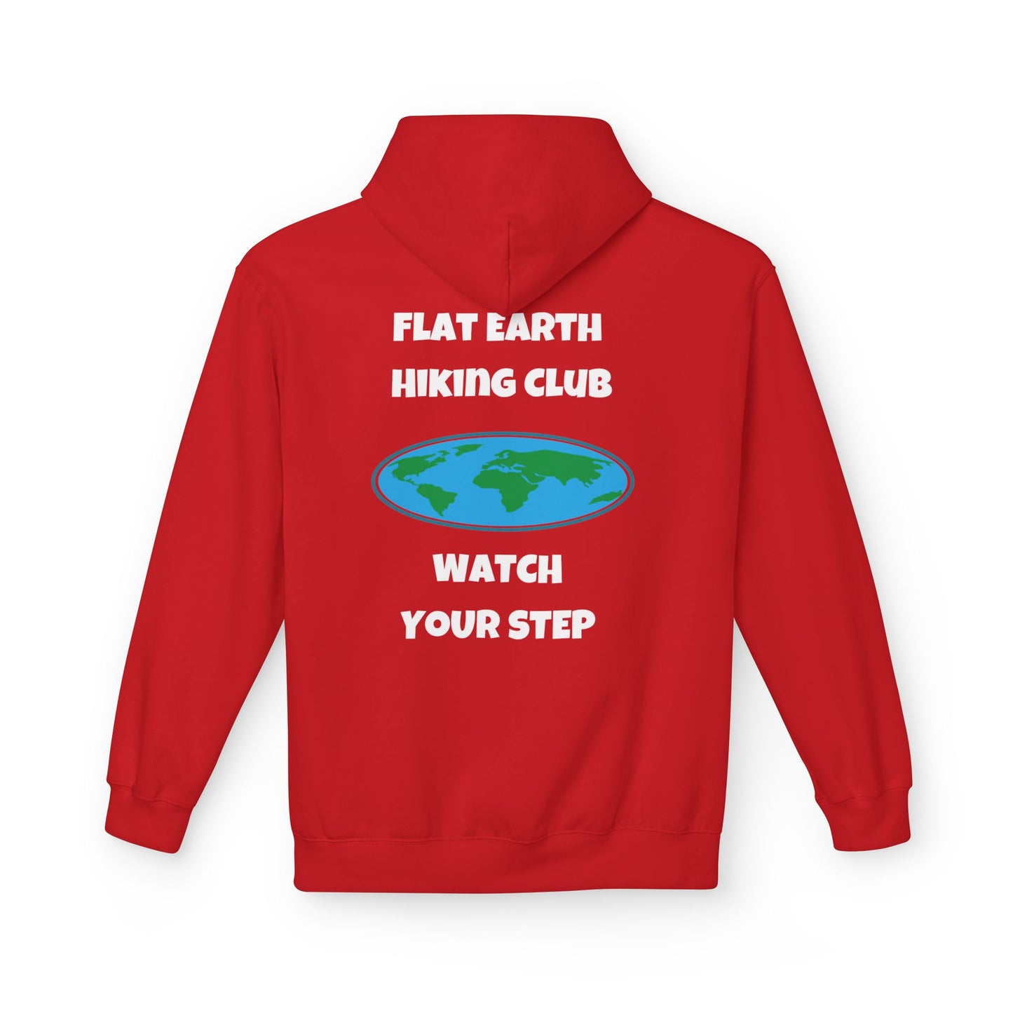 Hoodie Flat Earth Hiking Club Design