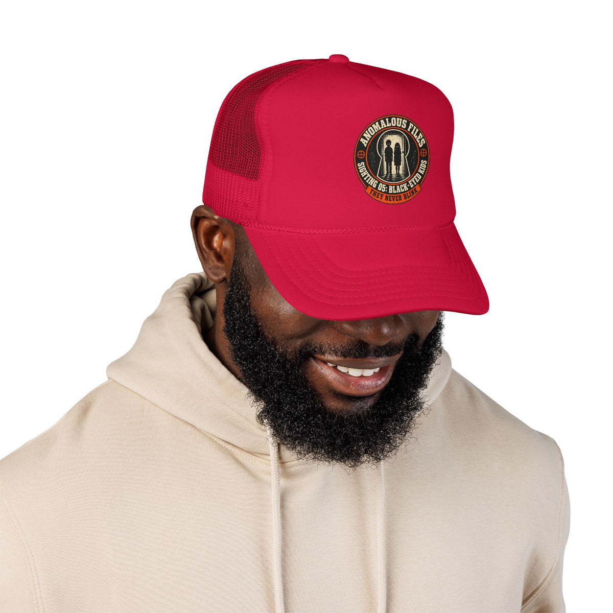 Anomalous Files Sighting 5:Black-Eyed Kids Foam Trucker Hat