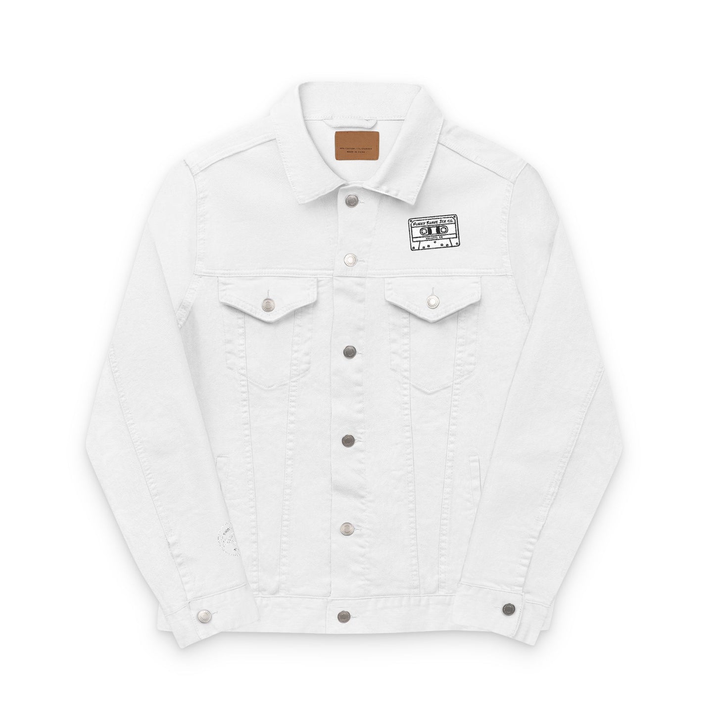 Funky Shave Ice Co Unisex Denim Jacket (Embroidery)