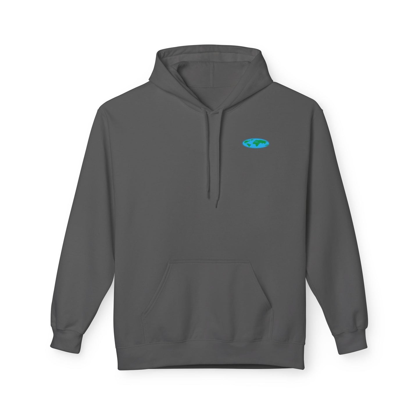 Hoodie Flat Earth Hiking Club Design