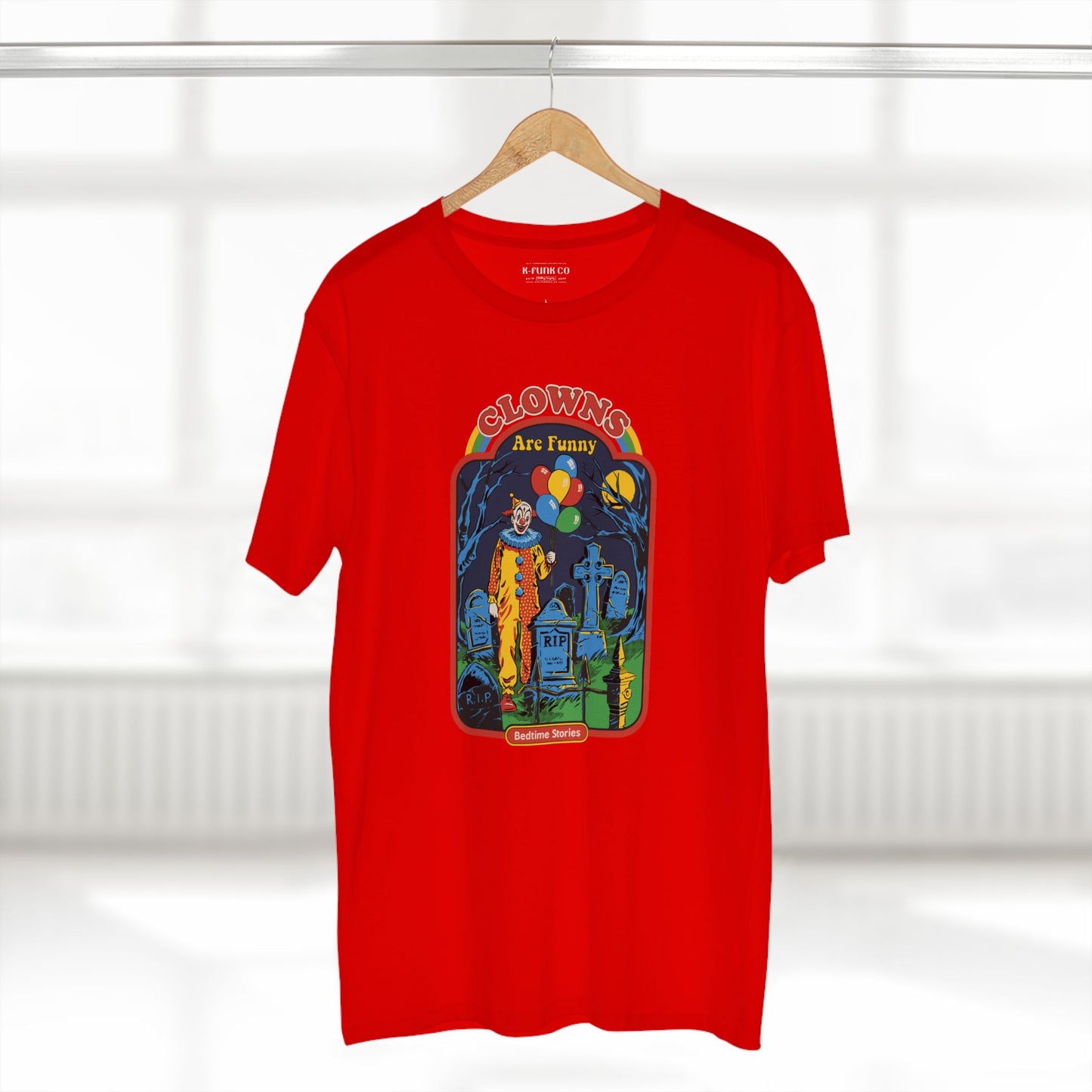 Retro Horror Clown Tee — Nostalgic 80s Film Graphic