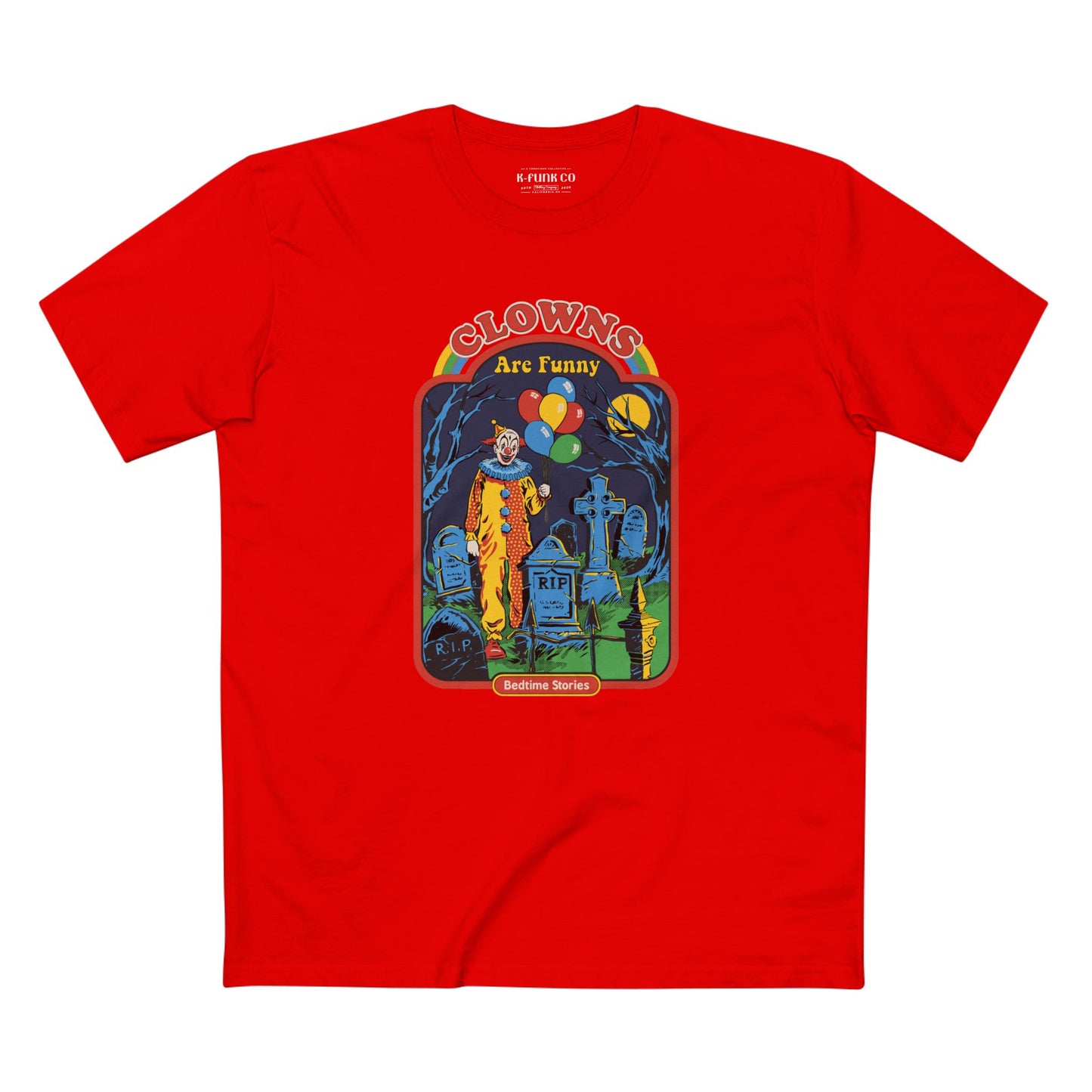 Retro Horror Clown Tee — Nostalgic 80s Film Graphic