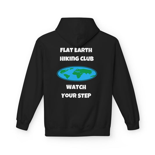 Hoodie Flat Earth Hiking Club Design