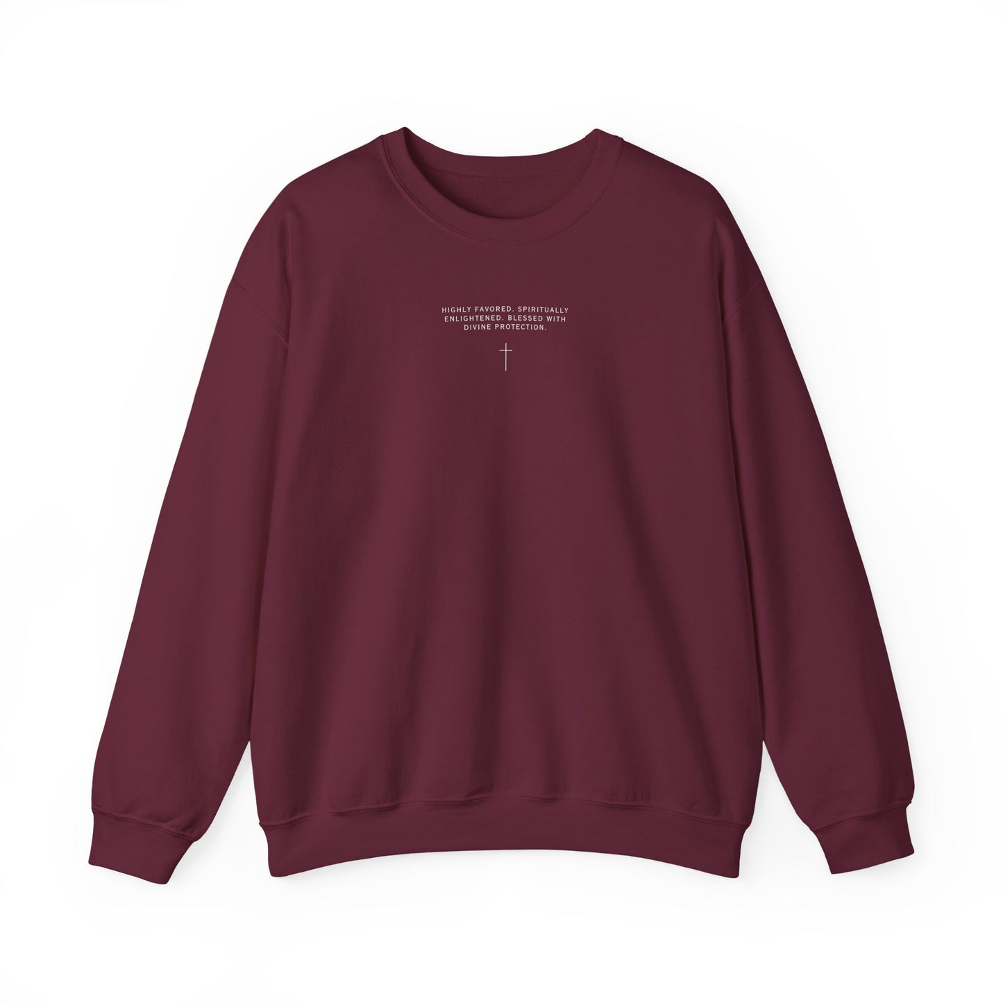 Chosen One/White Unisex Heavy Blend™ Crewneck Sweatshirt