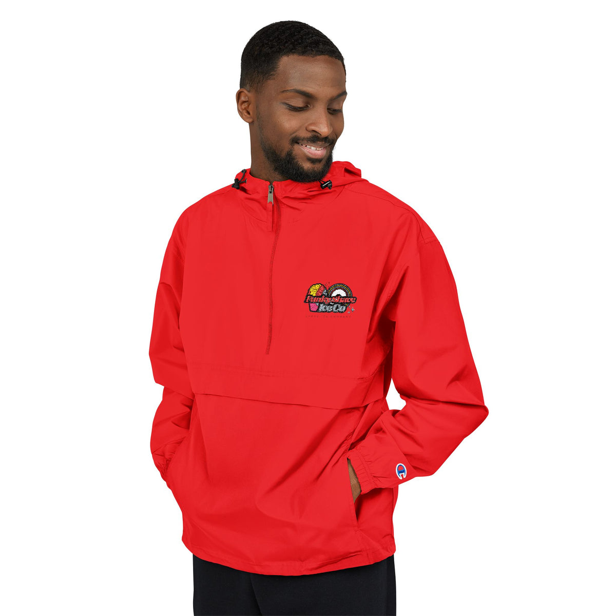 Funky Shave Ice Co Champion Unisex Packable Anorak Jacket