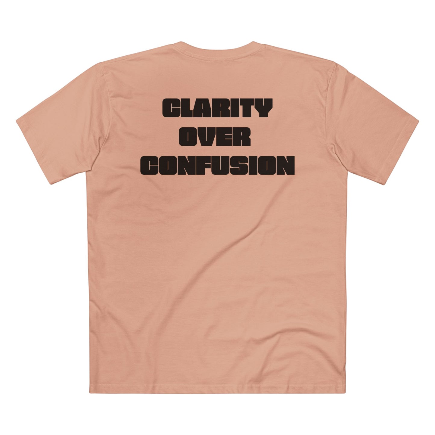Clarity Over Confusion, Alignment Tee/Black Text