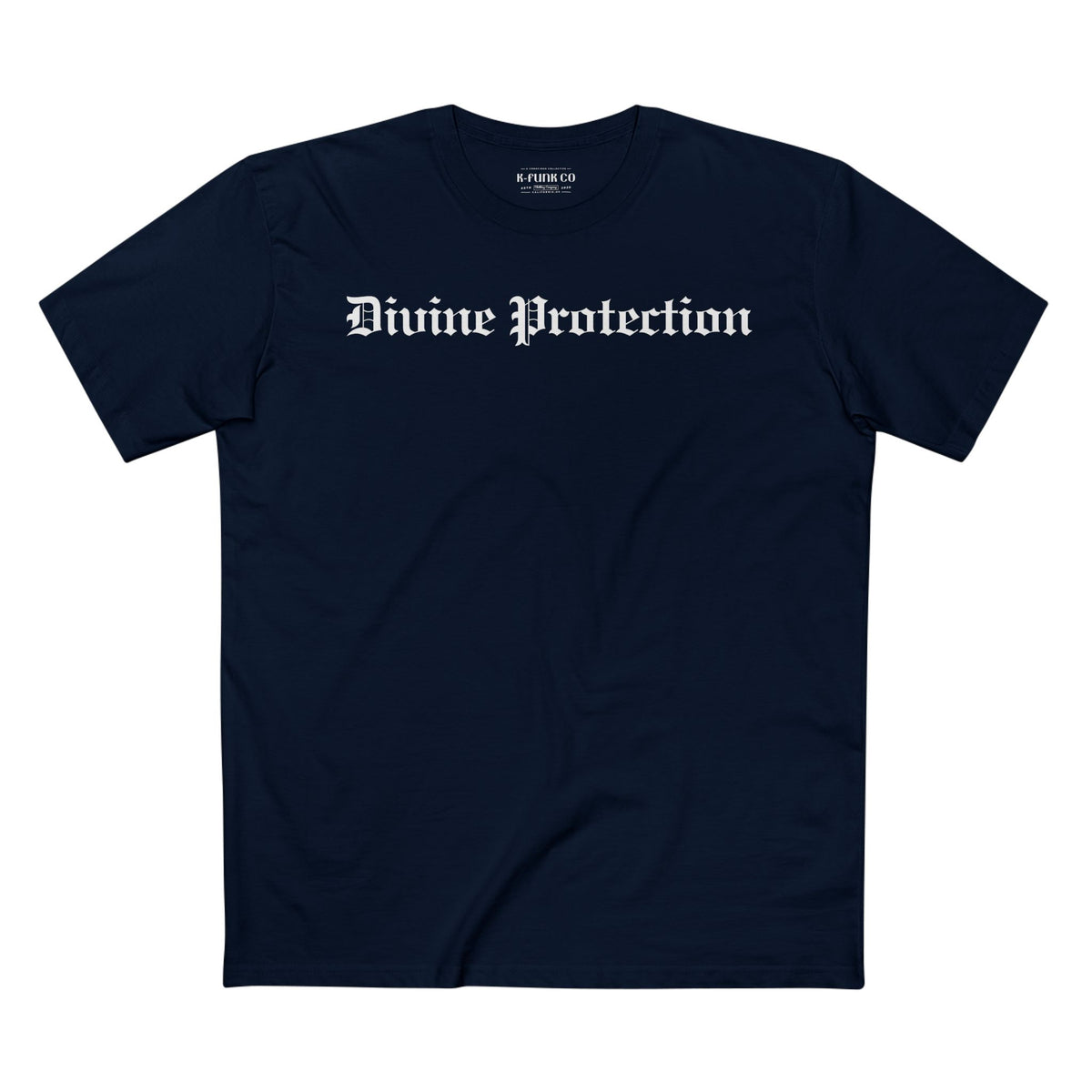 Divine Protection/Old English White Font