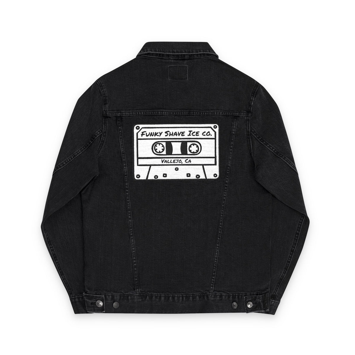 Funky Shave Ice Co Unisex Denim Jacket (Embroidery)