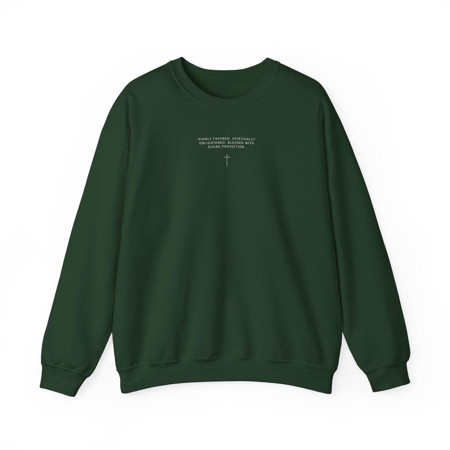 Chosen One/White Unisex Heavy Blend™ Crewneck Sweatshirt