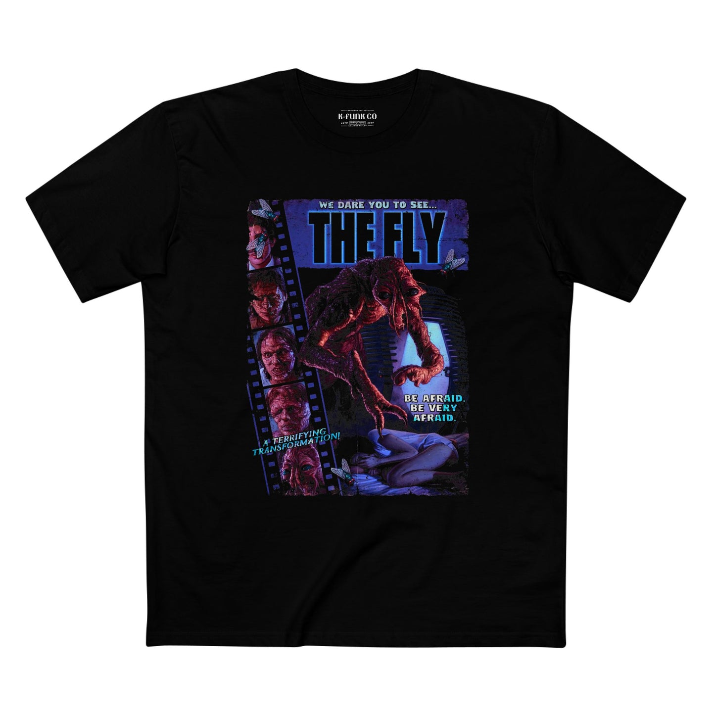 80s Horror Movie T-Shirt — The Fly Retro Graphic Tee