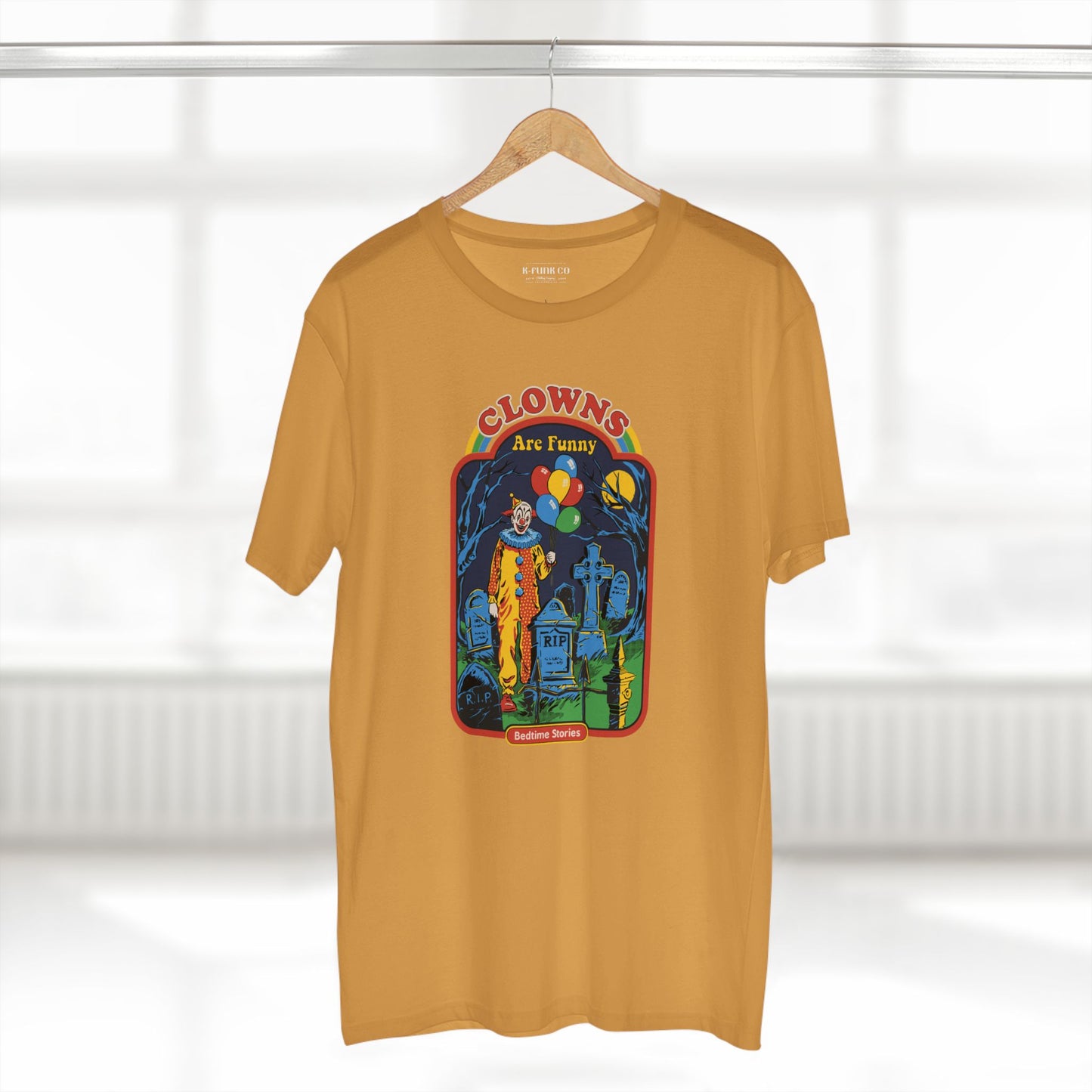 Retro Horror Clown Tee — Nostalgic 80s Film Graphic